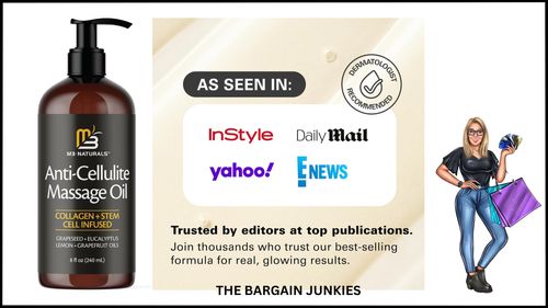 Say Goodbye to Stubborn Cellulite with M3 Naturals Anti-Cellulite Massage Oil! 