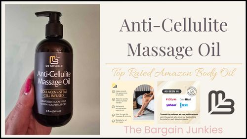 Say Goodbye to Stubborn Cellulite with M3 Naturals Anti-Cellulite Massage Oil! 