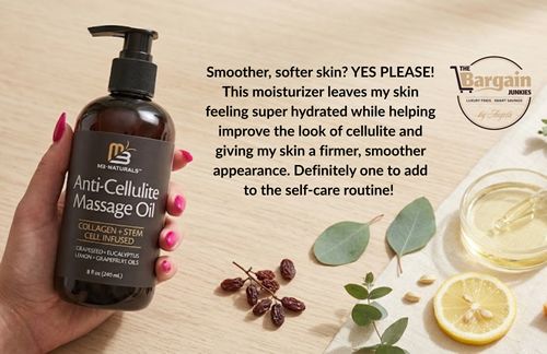 Say Goodbye to Stubborn Cellulite with M3 Naturals Anti-Cellulite Massage Oil! 